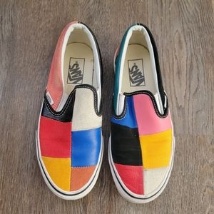 Multi-Patchwork Classic Slip-Ons
